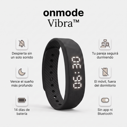Onmode Vibra™ — Despertador de vibración silencioso