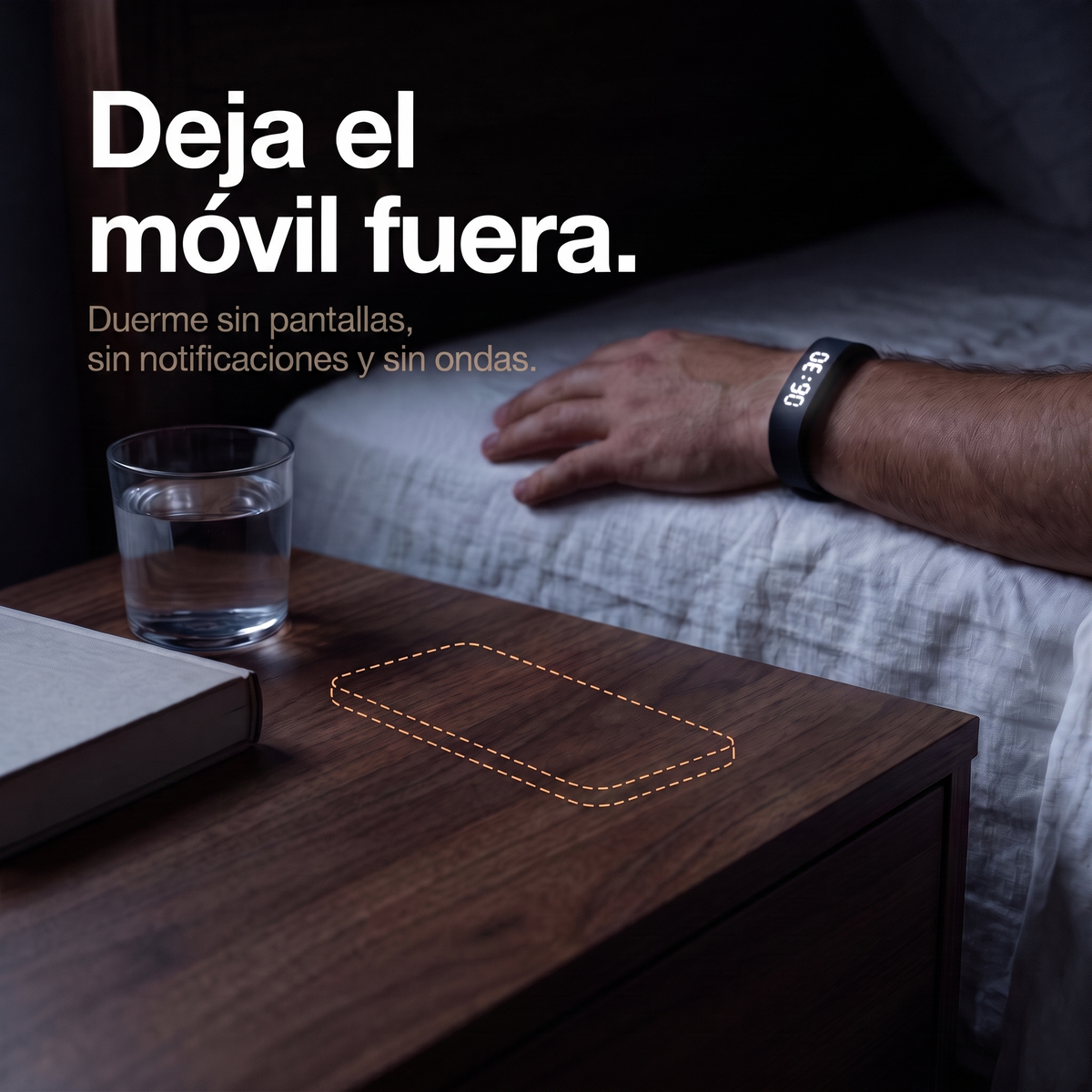 Onmode Vibra™ — Despertador de vibración silencioso